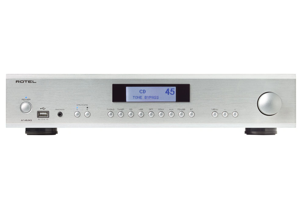 Rotel-A14-MKII - integrovaný SLIM stereo zosilňovač s Bluetooth
