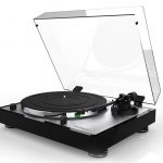 Thorens TD 402 DD Black plne automatický gramofón s direct drive motorom