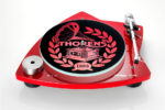 Podložka Thorens Felt Platter Mat  Red/ Black – Obrázok 3