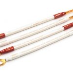 Cable4 White LINK Jumper Cables / Spade - Banana