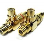 Nakamichi_RCA_N0516 - pár pravouhlých RCA redukcií s 2x výstupom