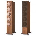 KEF-R11 - 3-pásmové stĺpové reproduktory so zadným bassreflexom, najvyšší model zo série R s ikonickým Uni-Q meničom