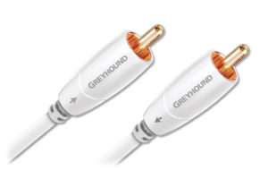 Audioquest-Greyhound - kvalitný analógový RCA kábel pre subwoofer s 0,5% postriebrenej medi