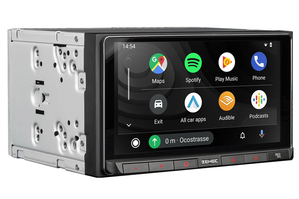 Zenec-Z-N528 - 2-DIN infotainer s certifikovaným Apple CarPlay a Google Android Auto s veľkým 6,75" kapacitným dotykovým displejom