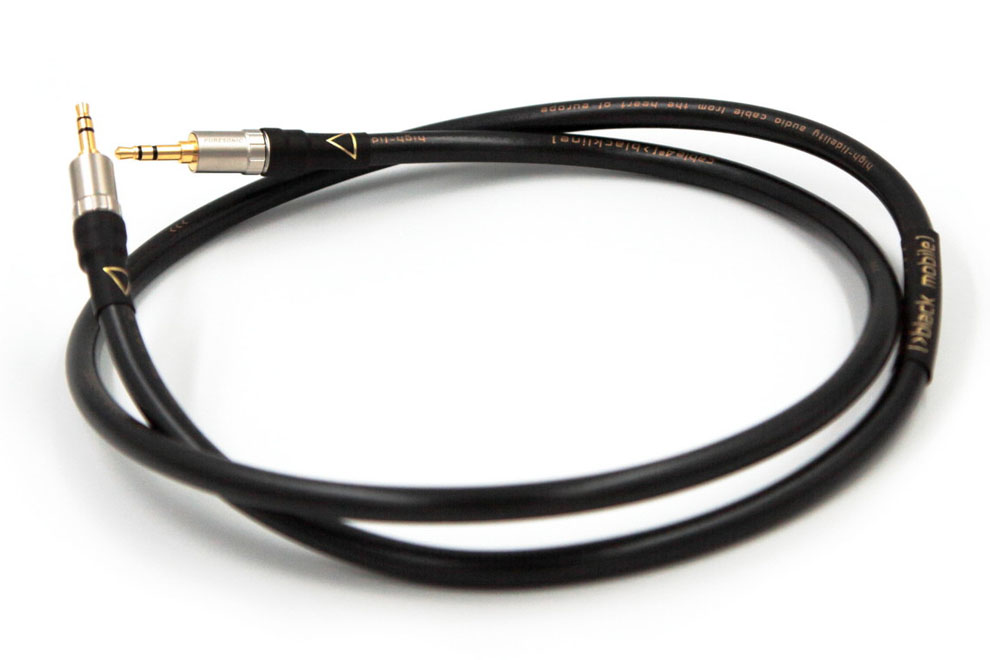 Cable4-Black-Mobile-jack-jack - High-Endový prepojovací analógový pseudo-vyvážený kábel s 3.5mm jack koncovkami na oboch stranách