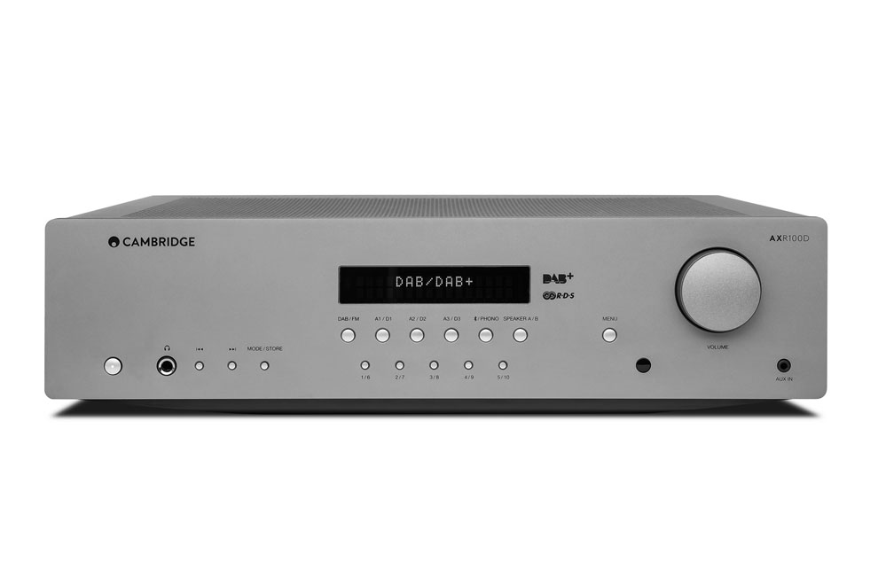 Cambridge-Audio-AXR100D - výkonný stereo zosilňovač s DAB+/FM tunerom