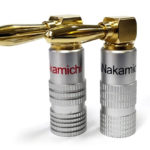 Nakamichi-Banana-Plugs-N0534A - uhlové reproduktorové banánikové konektory