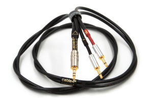cable4-black-headphone - High-Endový analógový slúchadlový kábel s variabilnými koncovkami na oboch stranách