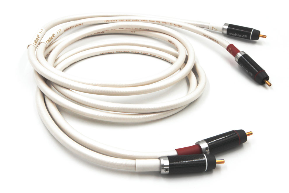 cable4-white-analogue-2rca-2rca - High-Endový analógový RCA pseudo-vyvážený prepojovací kábel