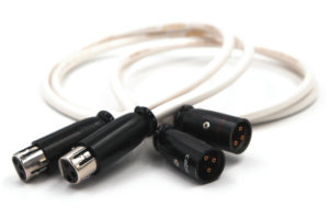 cable4-white-balanced-2xlr-2xlr - High-Endový vyvážený analógový prepojovací XLR kábel