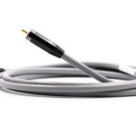 cable4-grey-sub-rca-rca - tienený pseudo-symetrický analógový mono RCA kábel