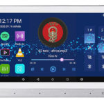 Dexon-MRP-8200 - inštalačný zosilňovač a audio/video prehrávač zabudovateľný do steny s veľkým displejom