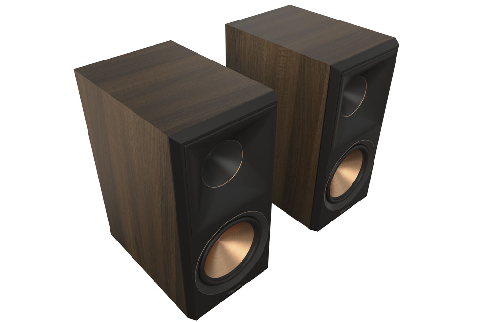 Klipsch-Reference-Premiere-II-RP-600M-II-walnut Klipsch-Reference-Premiere-II-RP-600M-II - 2-pásmové regálové reproduktory inovovanej série Reference Premiere II