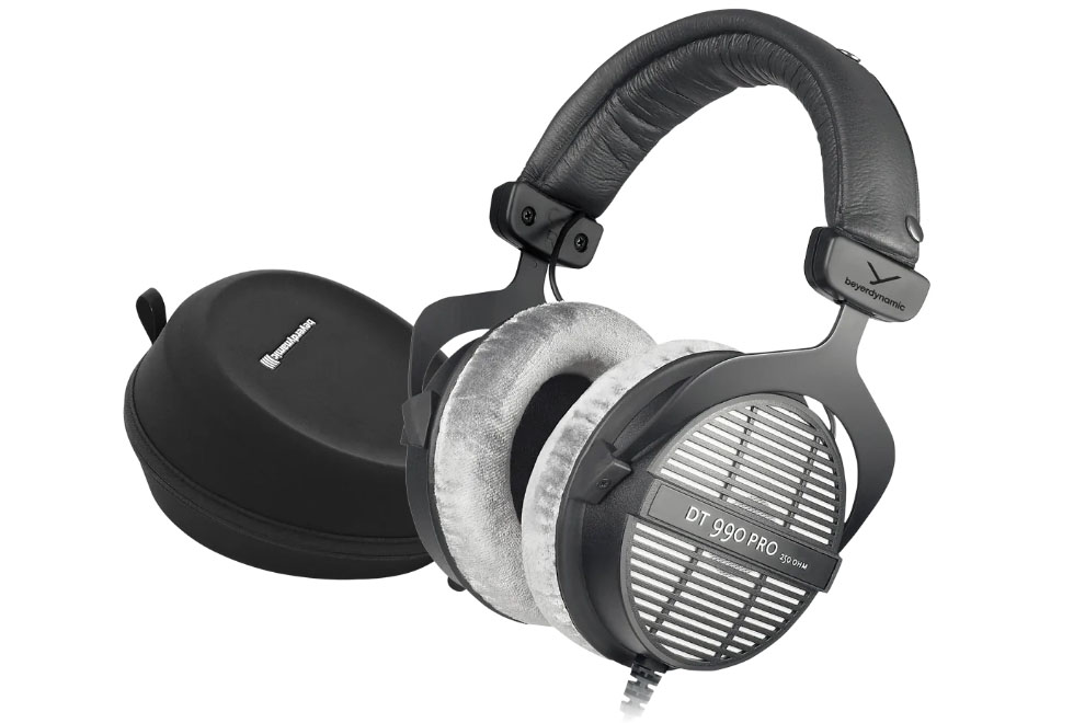 Beyerdynamics-DT-990-PRO - štúdiové otvorené dynamické slúchadlá na uši vhodné pre editovanie mixing a mastering hudby