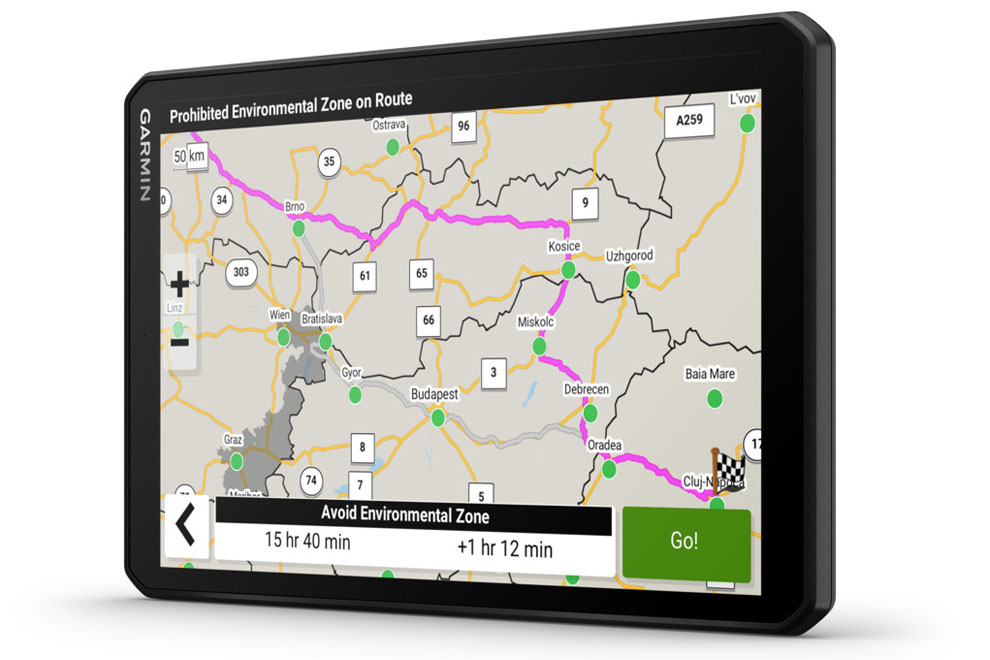 Garmin-dezl-LGV810 - 8" GPS navigácia pre nákladné vozidlá s mapami Európy