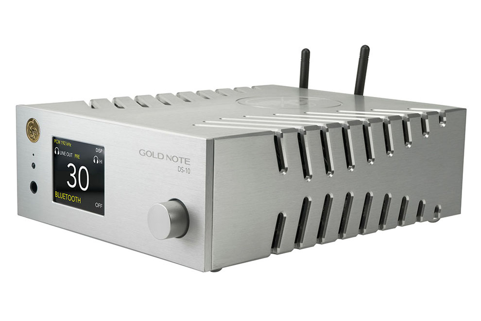 Gold-Note-DS-10-EVO - audiofilský sieťový prehrávač, DAC prevodník a slúchadlový zosilňovač s linkovým 3,5mm mini jack vstupom
