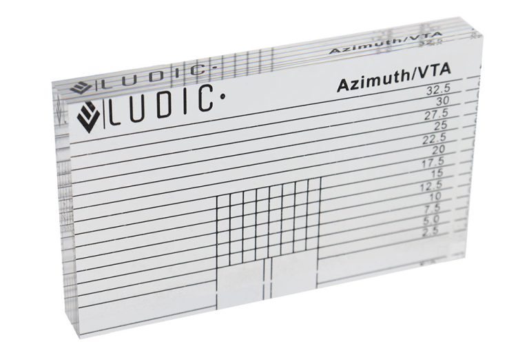 Ludic Azimuth tonearm VTA cartridge ruler - Trinásty