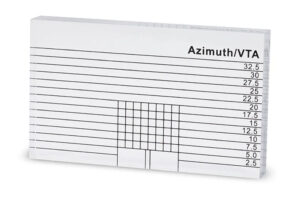 dynavox-azv-1 - akrylová šablóna pre presné nastavenie VTA a azimutu ramena a prenosky