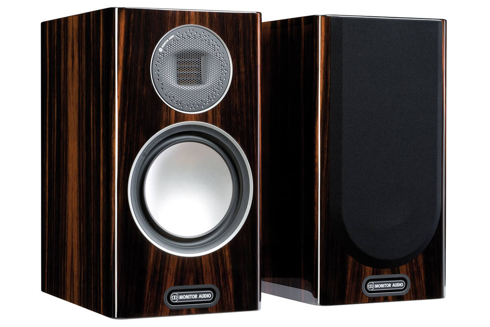 monitor-audio-gold-100-5G-ebony monitor-audio-gold-100-5G - 2-pásmové regálové reproduktory, jediný model regáloviek série Gold 5G