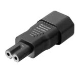 gigawatt-IEC320-C7 - vysokokvalitný adaptér, ktorý je možné použiť pre pripojenie napájacích káblov s konektorom C13 (IEC320) do zariadení so vstupom C7