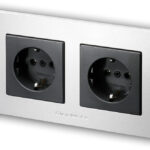 gigawatt-g-044-schuko-duplex - vysokokvalitná dvojitá zásuvka do steny určená na použitie v domácich elektrických sieťach na napájanie audio-video systémov