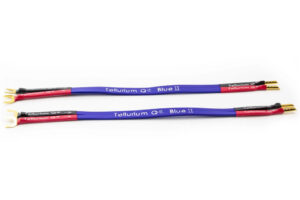 tellurium-q-blue-ii-jumper - prepojovaci kabel pre reproduktorové terminály s ukončením banánik - vidlička