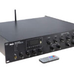 bsacoustics-paa-1206wf - 6-zónový zosilňovač - rozhlasová ústredňa pre 70/100V s možnosťou nízkoimpedančného zapojenia 4-16 Ohm