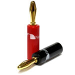 nakamichi-banana-plugs-n0533 - kvalitné repro banániky z čistej OFC medi s pozlátením