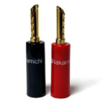 nakamichi-banana-plugs-n0533e - kvalitné duté repro banániky z čistej OFC medi s pozlátením