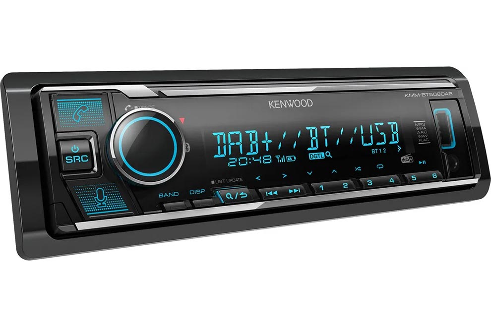 autoradio-KENWOOD-KMM-BT508DAB Kenwood KMM-D508DAB – Obrázok 1