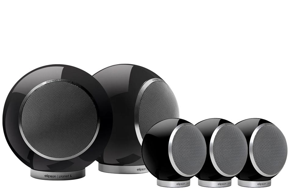 sfericke-reproduktory-elipson-planet-l--m-set-5-0-black Elipson Planet L/M 5.0 SET – Obrázok 1
