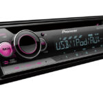 pioneer-deh-s220ui - 1-DIN autorádio s CD mechanikou, voliteľným dvojzónovým RGB podsvietením, USB, Spotify, kompatibilné s iOS aj Android
