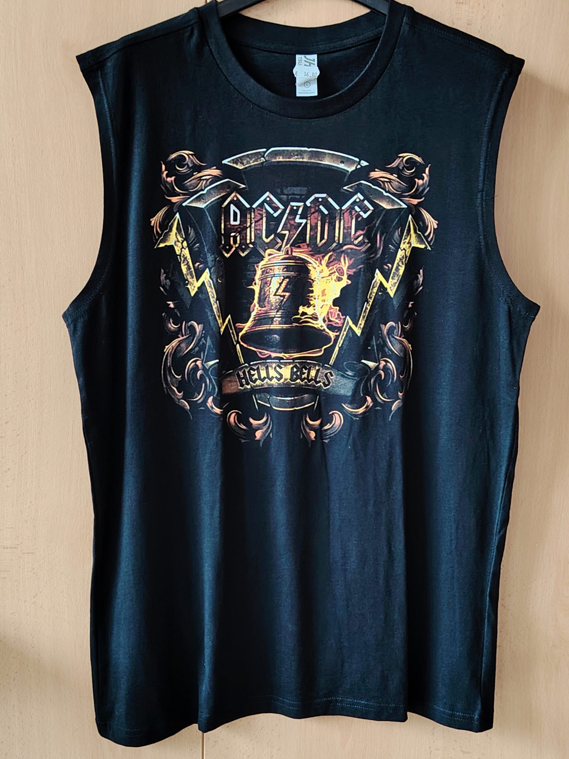 68 tielko ac dc L Tielko AC/DC - Hells Bells / L – Obrázok 1