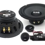 esb-audio-1-6k2x - 2-pásmové 165mm komponentné reproduktory do auta s 12dB výhybkou