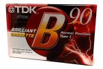 tdk-b-90 - magnetofónová kazeta s dĺžkou 90 minút
