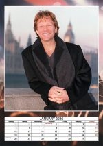 Nástenný kalendár 2026 - Bon Jovi / A3 – Obrázok 3