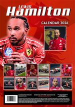 Nástenný kalendár 2026 - Lewis Hamilton / A3 – Obrázok 2