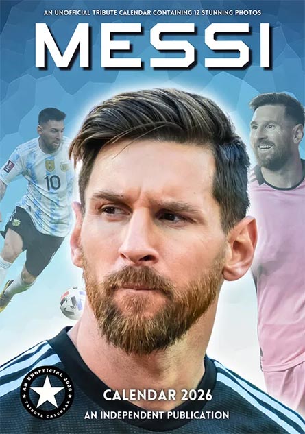 2026-kalendar-messi-front Nástenný kalendár 2026 - Lionel Messi / A3 – Obrázok 1