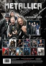 Nástenný kalendár 2026 - Metallica / A3 – Obrázok 2