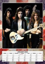 Nástenný kalendár 2026 - Queen / A3 – Obrázok 3