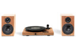 pro-ject-jukebox-e1-hifi-set - komplexný audio systém typu "all-in-one" s gramofónom s integrovaným zosilňovačom, Bluetooth a 2-pásmovými regálovými reproduktormi  vrátane prepojovacej kabeláže