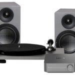 pro-ject-stereo-set-phono-streaming - komplexný "all-in-one" stereo systém, ktorý zahŕňa gramofón, reproduktory a streamovací zosilňovač WiiM
