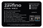 1877PHONO Zavfino Fina MKII Power Cable – Obrázok 7