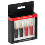 triangle-bp450-banana-plugs - set 4ks banánkových konektorov