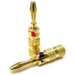 Nakamichi Banana Plugs N0534 Gold