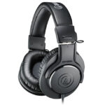 audio-technica-ath-m20x - najdostupnejší model z profesionálnej rady slúchadiel ATH-M v novej verzii s rozšíreným frekvenčným rozsahom a kvalitnejšou konštrukciou