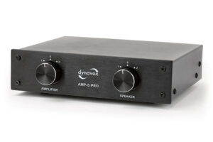 dynavox-amp-s-pro - šikovný inovovaný prepínač reproduktorov/zosilňovačov