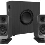 klipsch-promedia-lumina - aktívny 2.1 stolný systém s LED osvetlením, USB-C, Bluetooth 5.3 a výkonom 100 W RMS