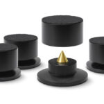 dynavox-ba-4 - sada 4ks hliníkových absorbérov pre reproduktory a hifi elektroniku