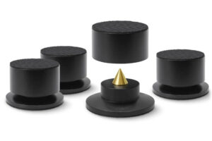 dynavox-ba-4 - sada 4ks hliníkových absorbérov pre reproduktory a hifi elektroniku